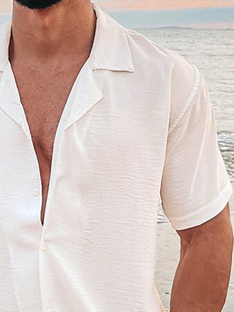 Casual Cotton linen Button Shirt