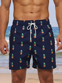 Casual Breathable Printed Beach Shorts