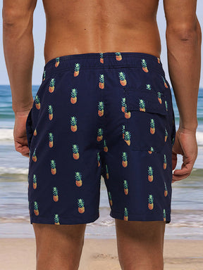 Casual Breathable Printed Beach Shorts