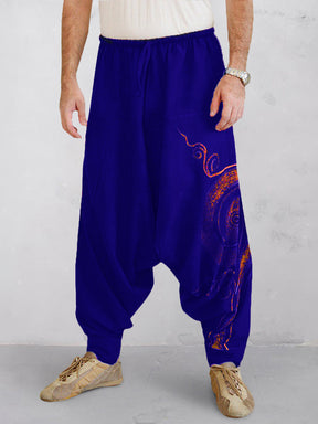 Casual Printed Harem Pants