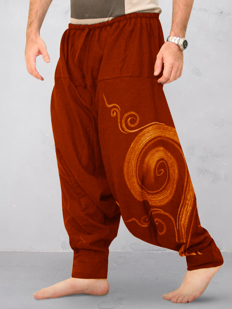 Casual Printed Harem Pants