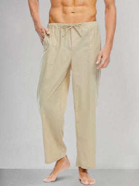 Casual Cotton Linen Style Pants Pants coofandystore Khaki S 