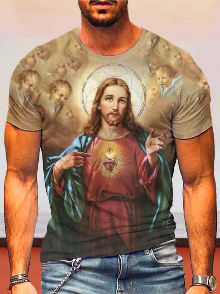 Easter Short Sleeve Printed T-shirt