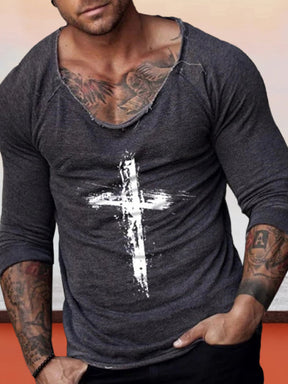 Easter Day Printed Long Sleeves T-shirt