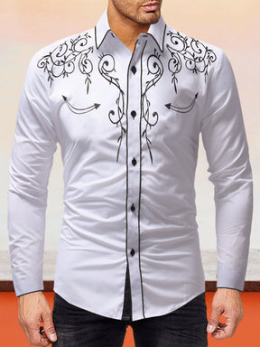 Embroidered Button Down Shirt