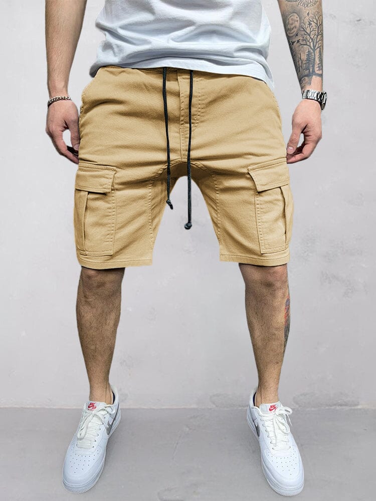 Casual Shorts With Pockets Shorts coofandystore Khaki S 