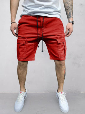 Casual Shorts With Pockets Shorts coofandystore Red S 
