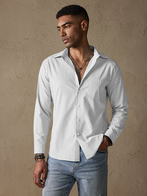 Cotton Linen Long Sleeve Casual Shirt