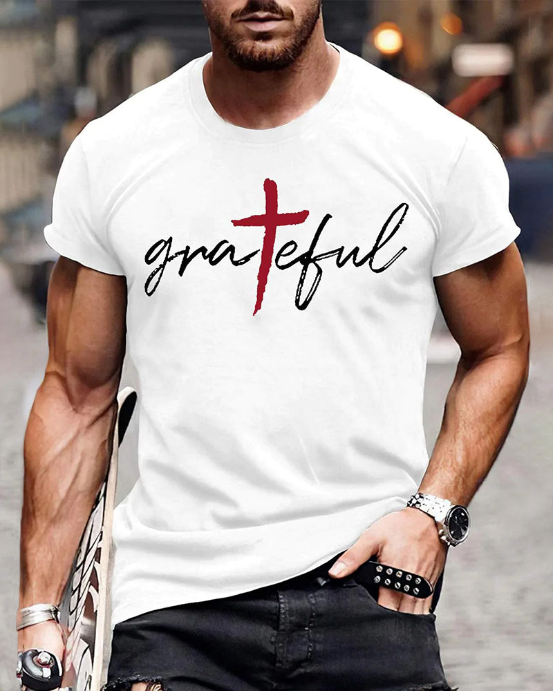 Easter Words Printed T-shirt