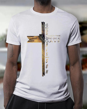 Easter Cross Graphic Casual T-shirt