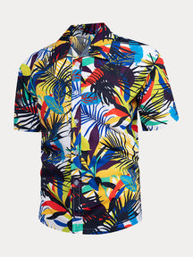 Hawaiian Floral Short Sleeve Shirts