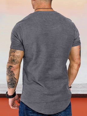 Classic Solid Loose Fit T-shirt T-Shirt coofandystore 