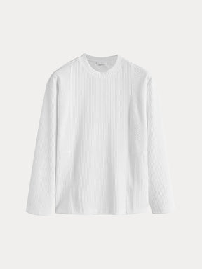 Coofandy Casual Simple Knitted Round Neck Top