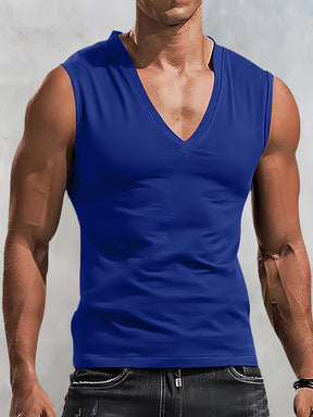 Coofandy Classic Stretchy V-neck Sports Tank Top