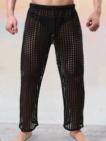 Stylish Cutout Drawstring Pants Pants coofandystore Black S 