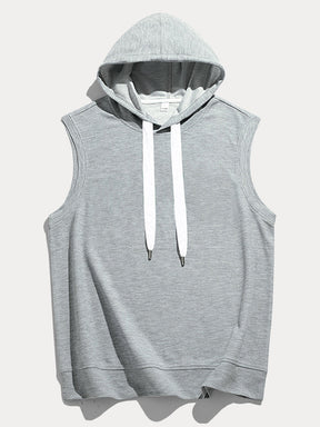 Loose Fit Hooded Sports Tank Top
