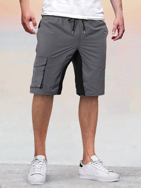 Casual Lightweight Cargo Shorts Shorts coofandy Dark Grey M 