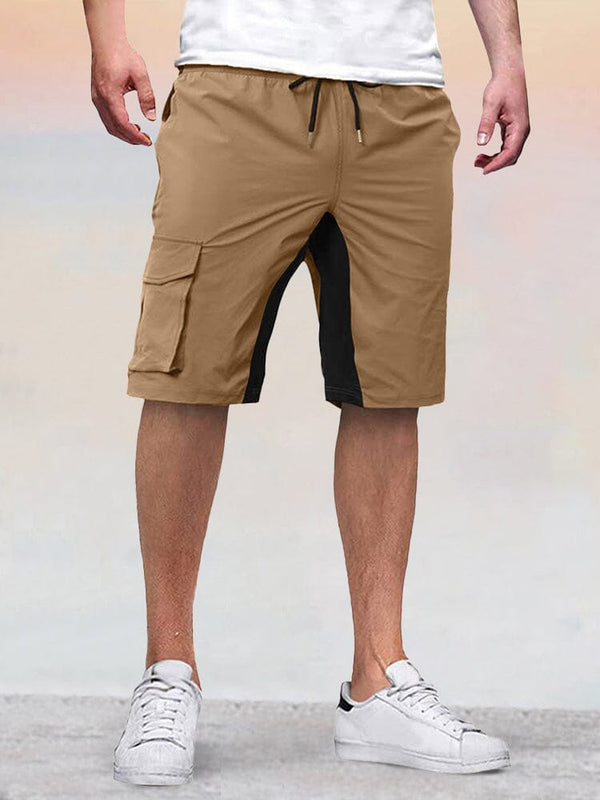 Casual Lightweight Cargo Shorts Shorts coofandy Brown M 
