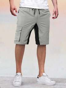 Casual Lightweight Cargo Shorts Shorts coofandy Light Grey M 