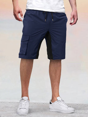 Casual Lightweight Cargo Shorts Shorts coofandy Navy Blue M 