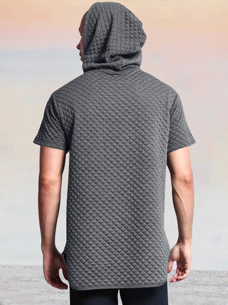 Casual Breathable Hooded T-Shirt