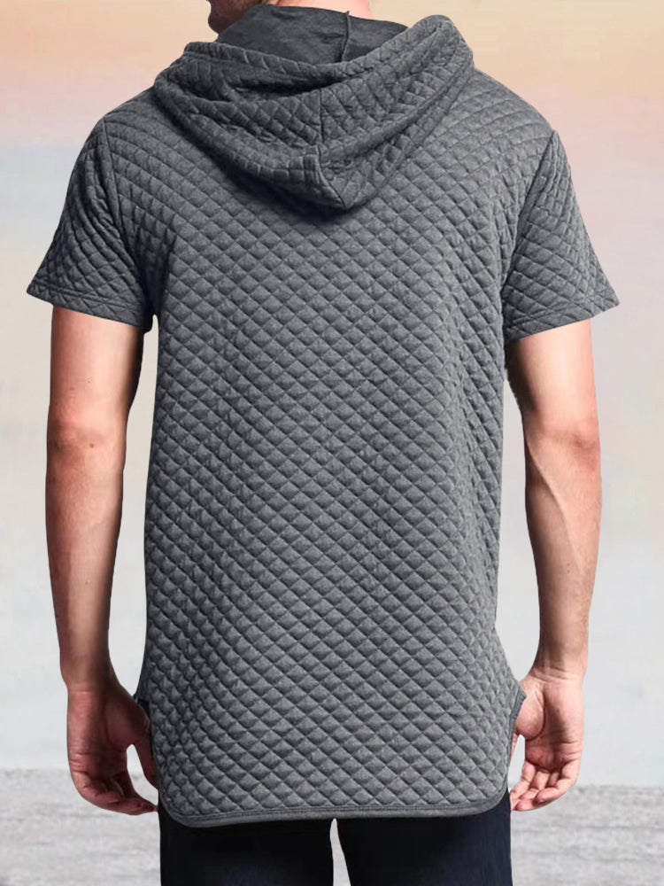 Casual Breathable Hooded T-Shirt