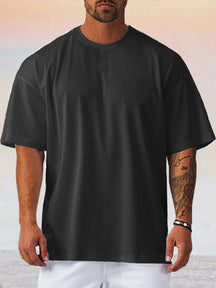 Casual Breathable Mesh T-shirt