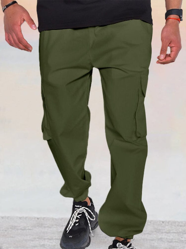 Casual Cargo Jogger Pants Pants coofandy Army Green M 