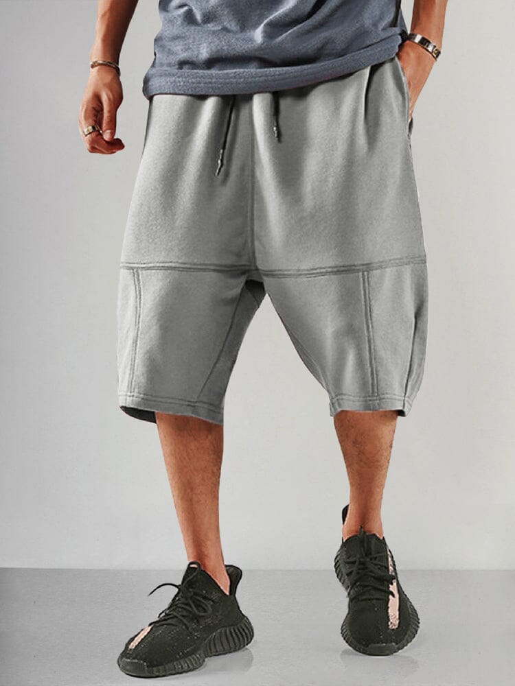 Unique Soft 100% Cotton Shorts Shorts coofandy Grey M 