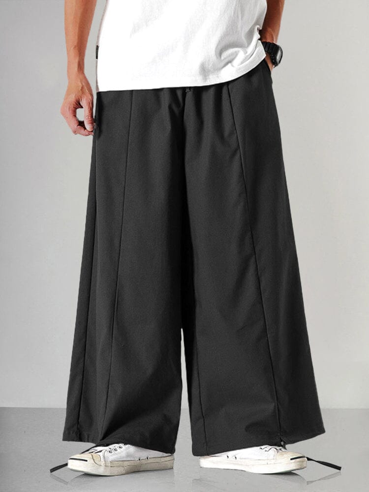 Premium Loose Cotton Linen Pants Pants coofandystore Black M 