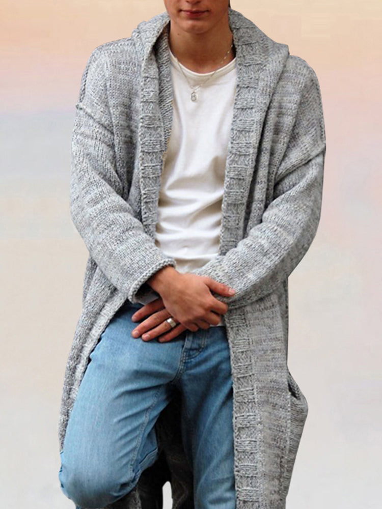 Casual Soft Hooded Cardigan