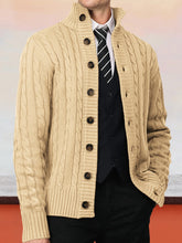 Cozy Cable Knit Sweater Coat