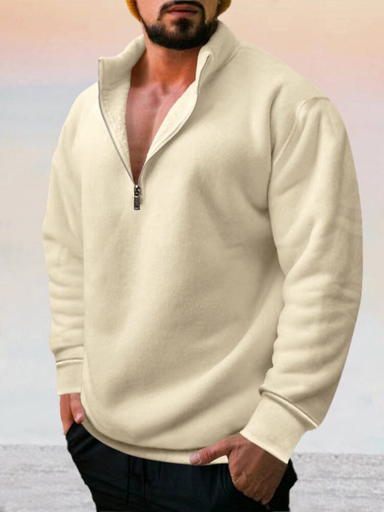 Casual Fleece Pullover Sweatshirt Hoodies coofandy 