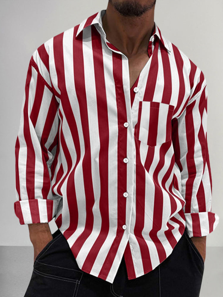 Premium Stretchy Stripe Shirt