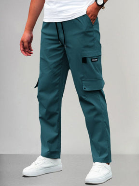Casual Cozy Cargo Pants Pants coofandy Dark Green S 