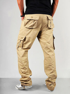 Versatile 100% Cotton Cargo Pants Pants coofandystore 