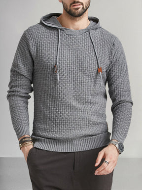 Casual Soft Knit Hoodie