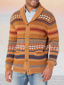Stylish Colorful Stripe Cardigan