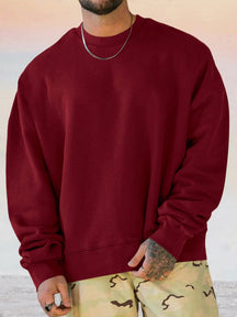 Casual 100% Cotton Sweatshirt Hoodies coofandy Red M 