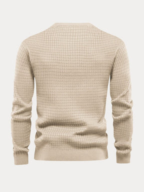 Casual Plaid Textured Sweatshirt Hoodies coofandy 