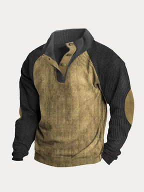 Vintage Corduroy Pullover Sweatshirt Hoodies coofandy PAT3 S 