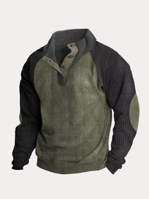 Vintage Corduroy Pullover Sweatshirt Hoodies coofandy PAT5 S 