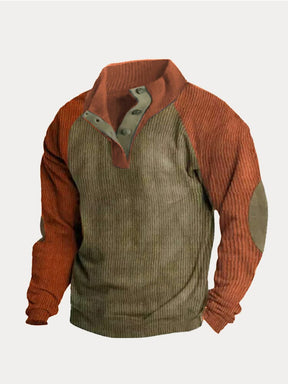 Vintage Corduroy Pullover Sweatshirt Hoodies coofandy PAT6 S 