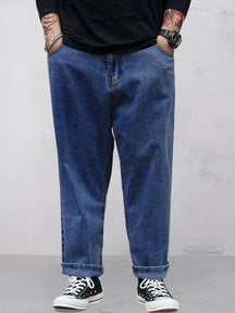 Casual Loose Straight Leg Jeans