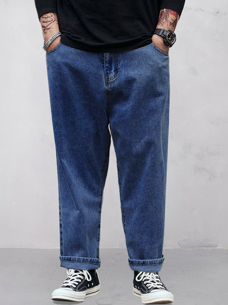 Casual Loose Straight Leg Jeans