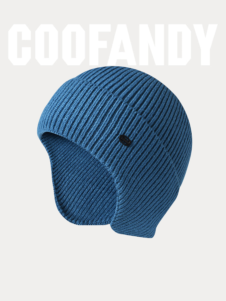 Windproof Ear Protection Knit Beanie