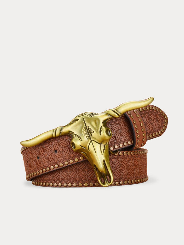 Vintage Western Cowboy PU Belt
