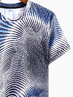 Coofandy Textured Pattern T-Shirt coofandy 