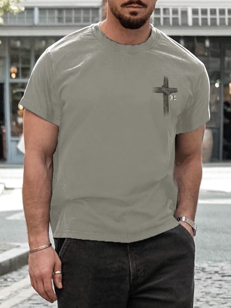Cozy Crucifix Graphic T-shirt