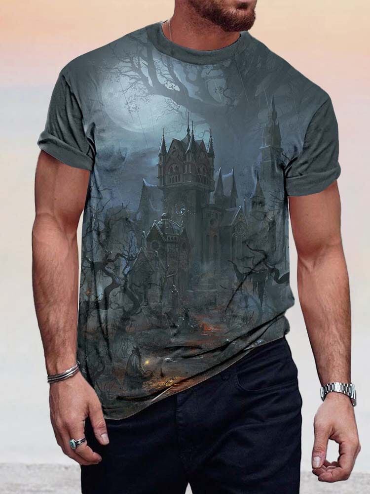 Creative Halloween Printed T-shirt T-Shirt coofandystore PAT1 S 